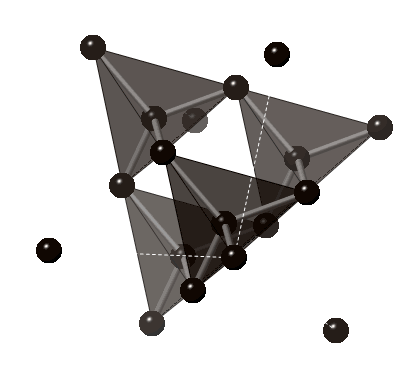 carbon diamond tetrahedral structure